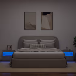 VidaXL 836770 nightstand/bedside table Concrete colour - Additional view 4