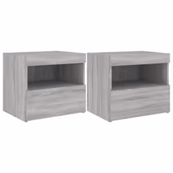 VidaXL 836774, Oak, Wood, 500 mm, 400 mm, 450 mm, 2 pc(s)