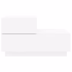 VidaXL 836777 nightstand/bedside table White - Additional view 7
