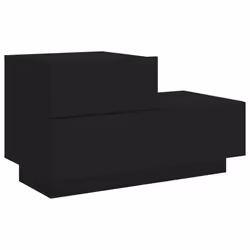VidaXL 836778 nightstand/bedside table Black - Additional view 5