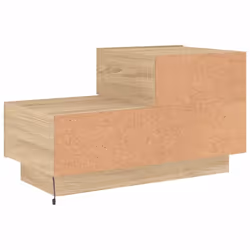 VidaXL 836779 nightstand/bedside table Oak - Additional view 8