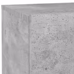 vidaXL Bedside Cabinet with LED Lights Nightstand Bed Table Concrete Grey - Additional view 9