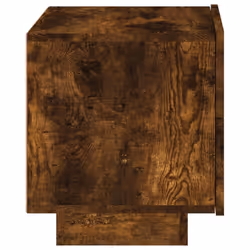 vidaXL Bedside Cabinet with LED Lights Nightstand Bed Cabinet  Bedside Table - smoked oak - Additional view 7