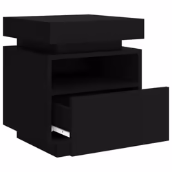 VidaXL 836786 nightstand/bedside table Black - Additional view 6