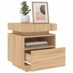 VidaXL 836788 nightstand/bedside table Oak - Additional view 4
