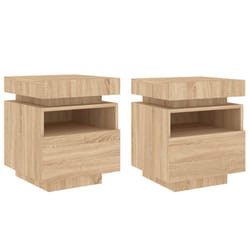 VidaXL 836789 nightstand/bedside table Oak