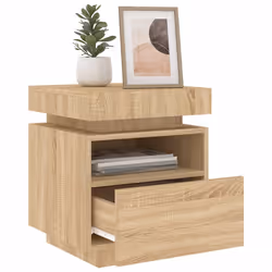 VidaXL 836789 nightstand/bedside table Oak - Additional view 4