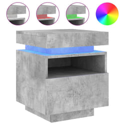 VidaXL 836790 nightstand/bedside table Concrete colour