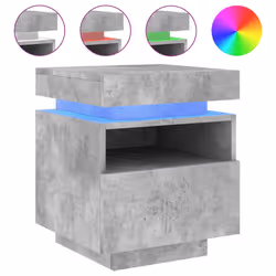 VidaXL 836791 nightstand/bedside table Concrete colour - Additional view 5