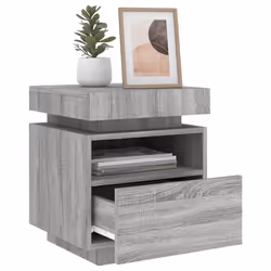 VidaXL 836794 nightstand/bedside table Oak - Additional view 4