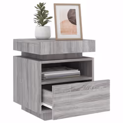 VidaXL 836795 nightstand/bedside table Oak - Additional view 4