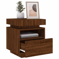 VidaXL 836796 nightstand/bedside table Oak - Additional view 4