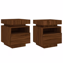 VidaXL 836797, Oak, Wood, 400 mm, 390 mm, 485 mm, 2 pc(s)