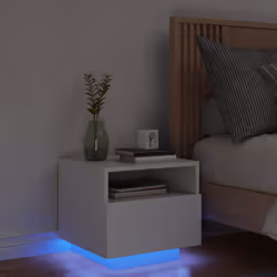 VidaXL 836798 nightstand/bedside table White