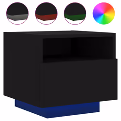 VidaXL 836800, Black, Wood, 400 mm, 390 mm, 370 mm, 1 pc(s)