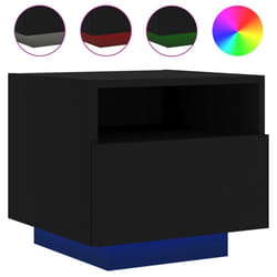 VidaXL 836800 nightstand/bedside table Black