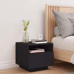 VidaXL 836800 nightstand/bedside table Black