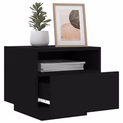 VidaXL 836800 nightstand/bedside table Black - Additional view 4