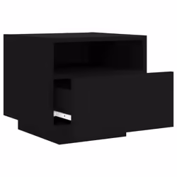 VidaXL 836801 nightstand/bedside table Black - Additional view 6