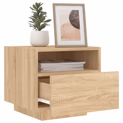 VidaXL 836802 nightstand/bedside table Oak - Additional view 4