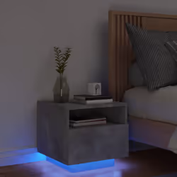 VidaXL 836804 nightstand/bedside table Concrete colour