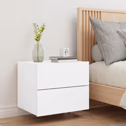 VidaXL 836812 nightstand/bedside table White - Additional view 4