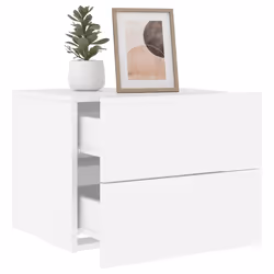 VidaXL 836812 nightstand/bedside table White - Additional view 5