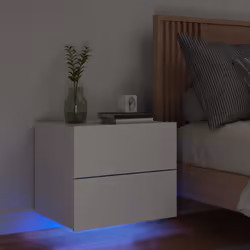 VidaXL 836813 nightstand/bedside table White