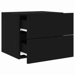 VidaXL 836814 nightstand/bedside table Black - Additional view 6
