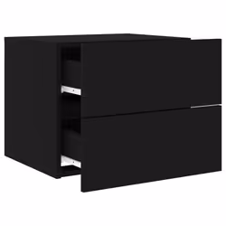 VidaXL 836815 nightstand/bedside table Black - Additional view 7