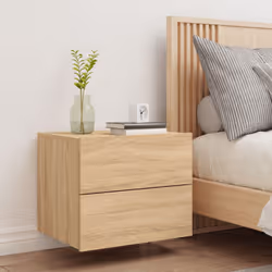 VidaXL 836816 nightstand/bedside table Oak - Additional view 4