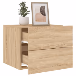 VidaXL 836816 nightstand/bedside table Oak - Additional view 5