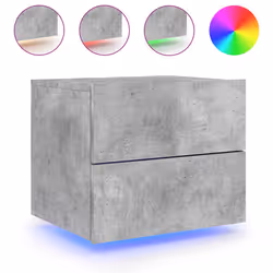 VidaXL 836818, Concrete colour, Wood, 500 mm, 390 mm, 410 mm, 1 pc(s)