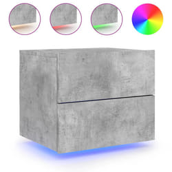 VidaXL 836818 nightstand/bedside table Concrete colour