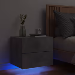 VidaXL 836818 nightstand/bedside table Concrete colour