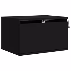 VidaXL 836828 nightstand/bedside table Black