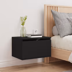 VidaXL 836828 nightstand/bedside table Black - Additional view 4