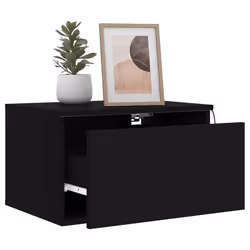 VidaXL 836828 nightstand/bedside table Black - Additional view 5