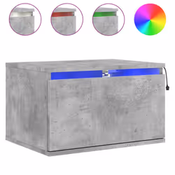 VidaXL 836833 nightstand/bedside table Concrete colour - Additional view 5