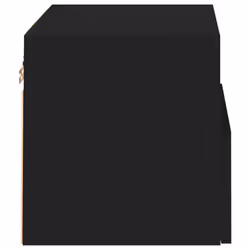 vidaXL TV Wall Cabinets Wall Mounted TV Units 2 pcs Black Engineered Wood - Additional view 8