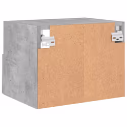 vidaXL TV Wall Cabinets Floating TV Unit 2 pcs Concrete Grey Engineered Wood - Additional view 9