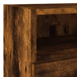 vidaXL TV Wall Cabinets Floating TV Unit 2 pcs Smoked Oak Engineered Wood - Additional view 10