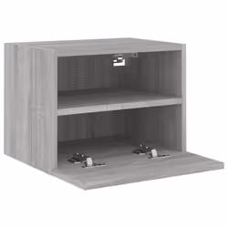 vidaXL TV Wall Cabinets Floating TV Unit 2 pcs Grey Sonoma Engineered Wood - Additional view 6