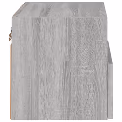 vidaXL TV Wall Cabinets Floating TV Unit 2 pcs Grey Sonoma Engineered Wood - Additional view 8