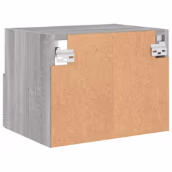 vidaXL TV Wall Cabinets Floating TV Unit 2 pcs Grey Sonoma Engineered Wood - Additional view 9