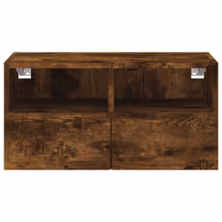 vidaXL TV Wall Cabinet Wall-mounted TV Cabinet Smoked Oak Engineered Wood - Additional view 7