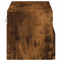 vidaXL TV Wall Cabinet Wall-mounted TV Cabinet Smoked Oak Engineered Wood - Additional view 8