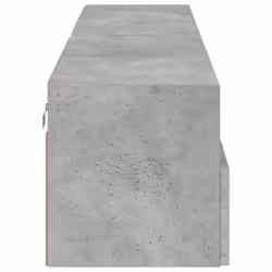 vidaXL TV Wall Cabinets Floating TV Unit 2 pcs Concrete Grey Engineered Wood - Additional view 8