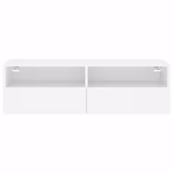 vidaXL TV Wall Cabinet Wall-mounted TV Cabinet TV Unit White Engineered Wood - Additional view 6