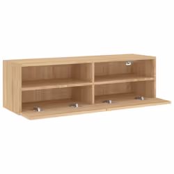 vidaXL TV Wall Cabinet Wall-mounted TV Cabinet Sonoma Oak Engineered Wood - Additional view 5